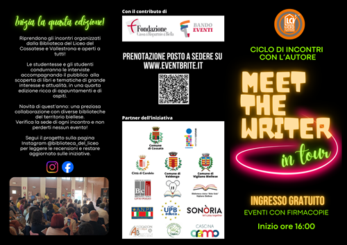 Meet the writer in tour