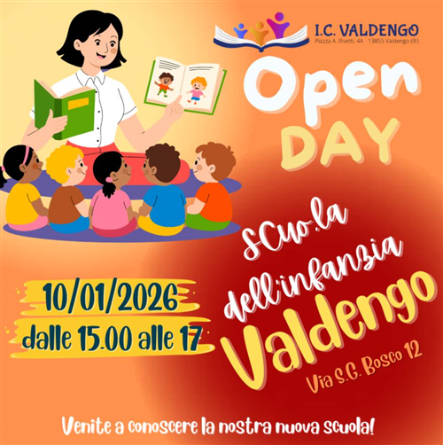 Open Day Scuola dell'Infanzia Statale di Valdengo