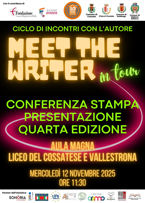 Conferenza stampa Meet the writer
